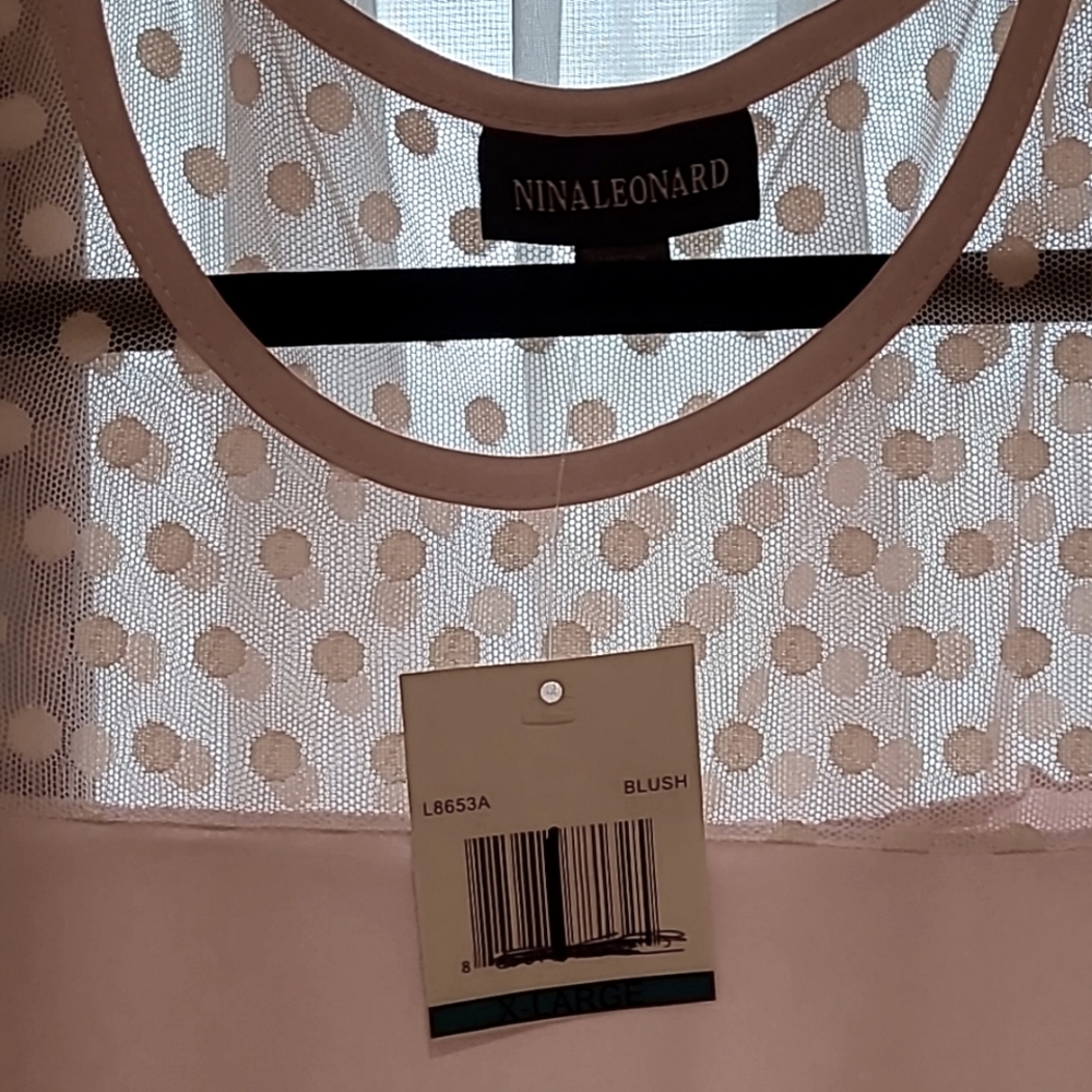 Nina Leonard, Size XL Blush and L Black, fun party dresses - Picture 3 of 4
